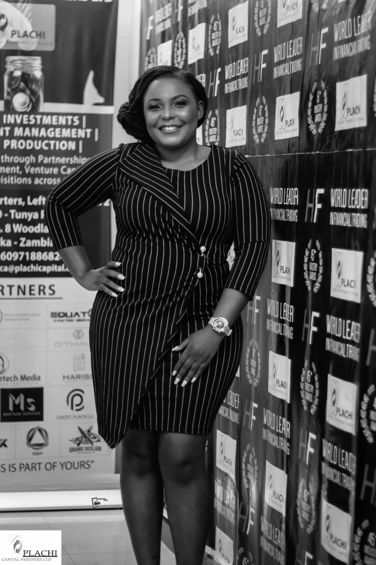 Maclean Sandra Phiri at a Plachi Capital Partners event